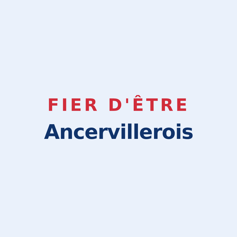 Sticker « Fier d'être Ancervillerois » — design pour Ancerviller