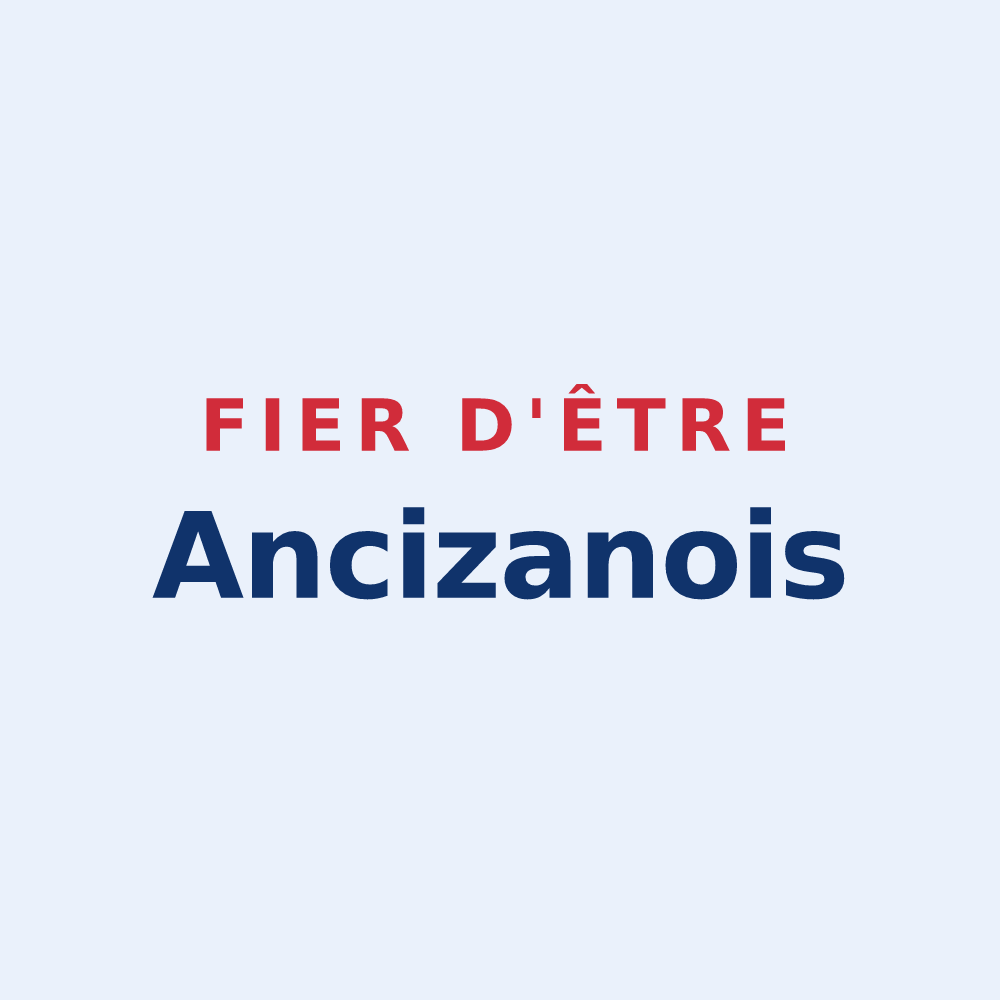 Sticker « Fier d'être Ancizanois » — design pour Ancizan