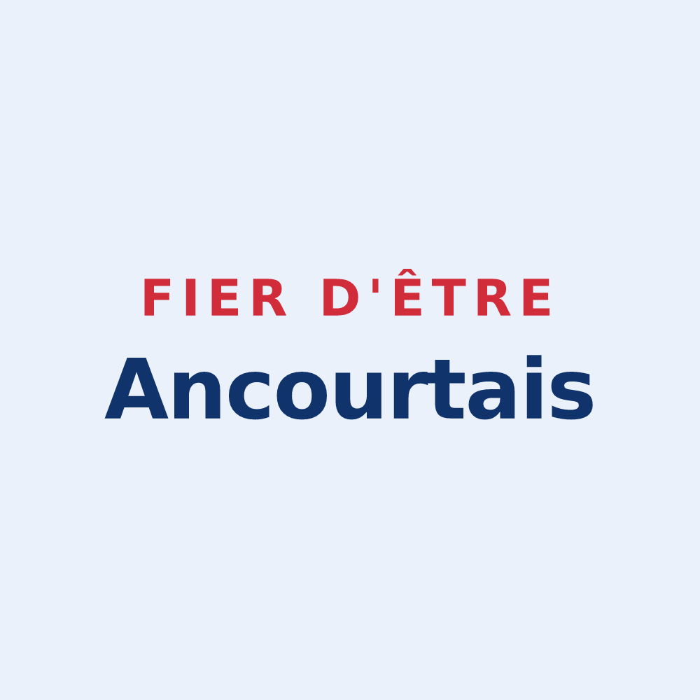 Sticker « Fier d'être Ancourtais » — design pour Ancourt