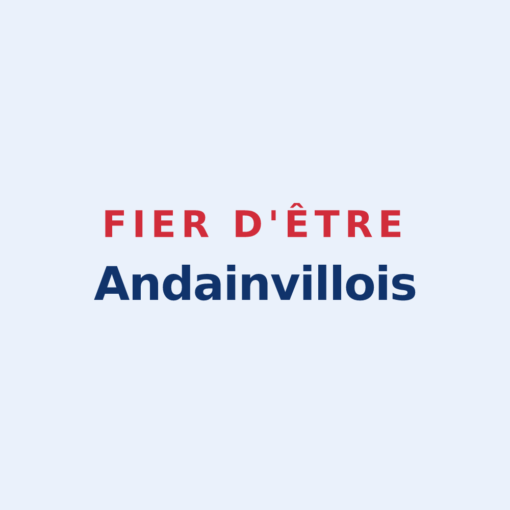 Sticker « Fier d'être Andainvillois » — design pour Andainville