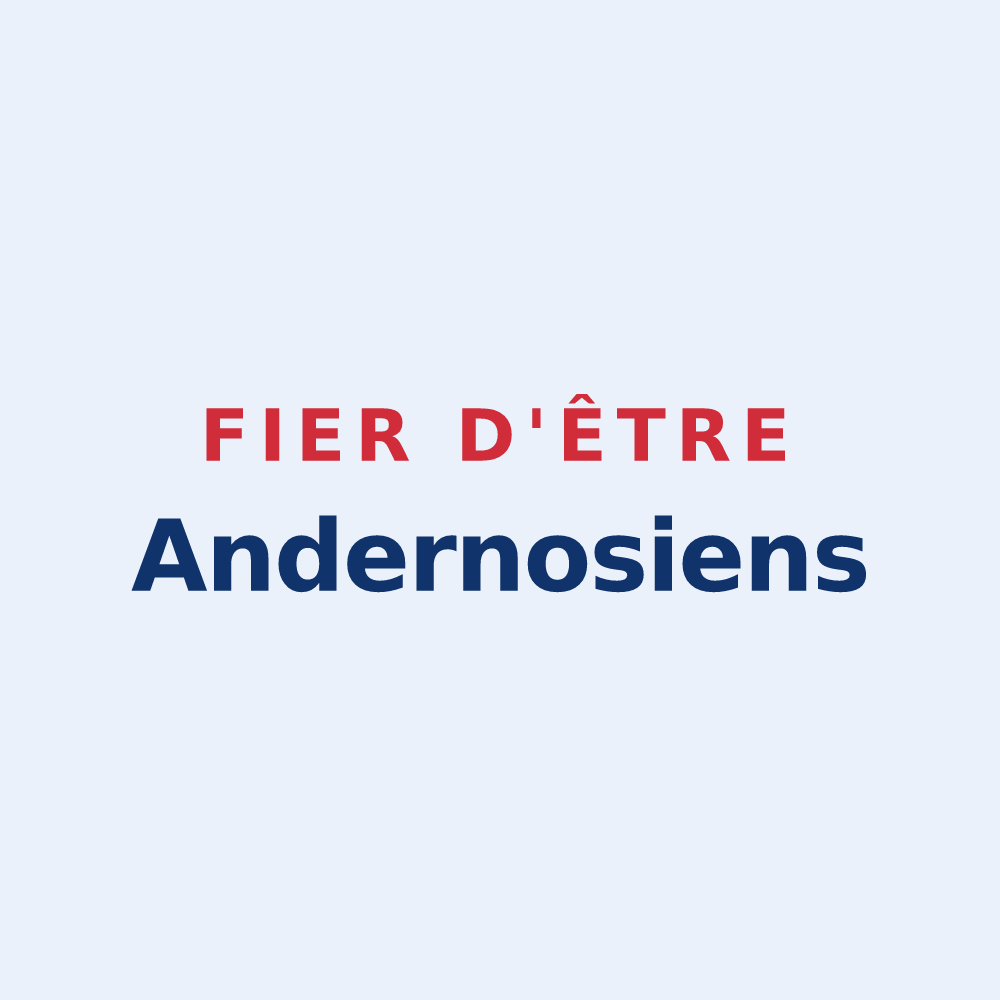 Sticker « Fier d'être Andernosiens » — design pour Andernos-les-Bains