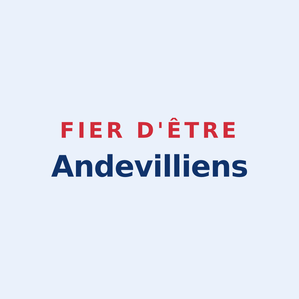 Sticker « Fier d'être Andevilliens » — design pour Andeville