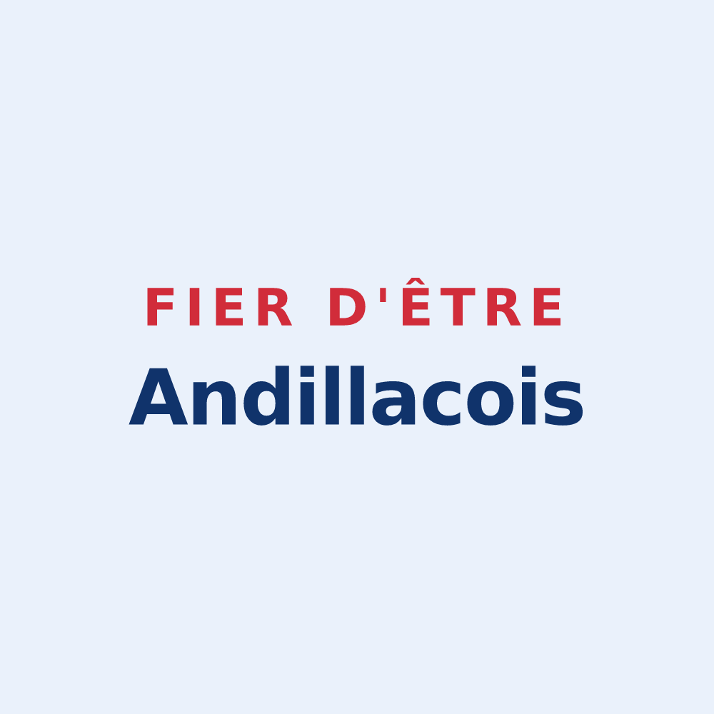 Sticker « Fier d'être Andillacois » — design pour Andillac