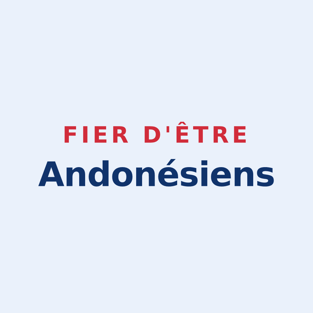 Sticker « Fier d'être Andonésiens » — design pour Andoins