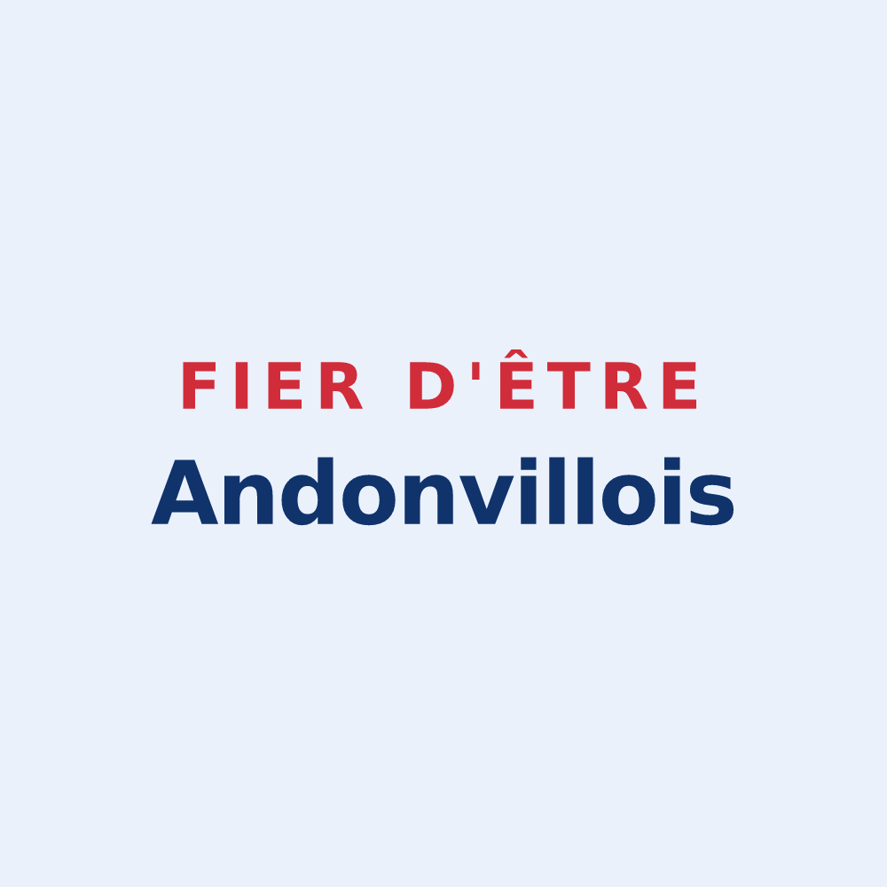 Sticker « Fier d'être Andonvillois » — design pour Andonville