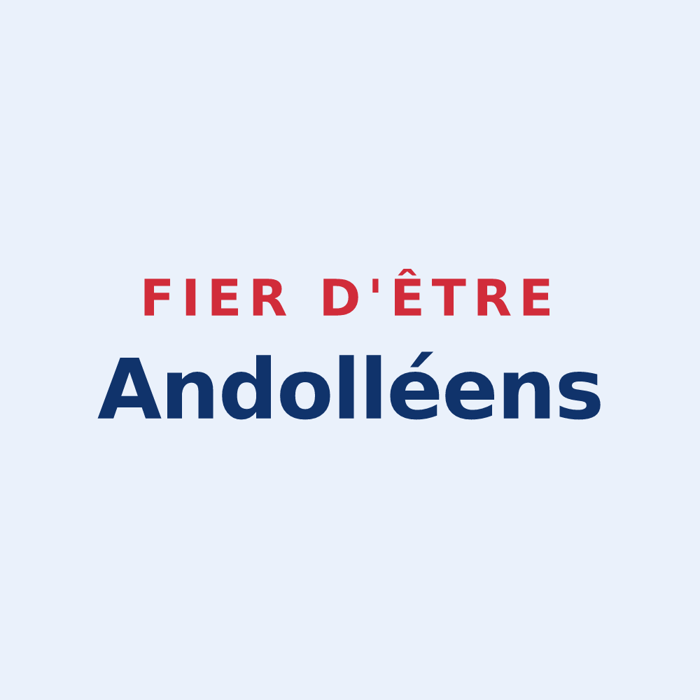 Sticker « Fier d'être Andolléens » — design pour Andouillé