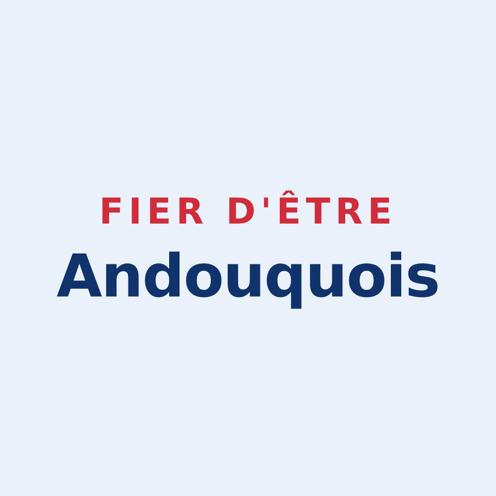 Sticker « Fier d'être Andouquois » — design pour Andouque