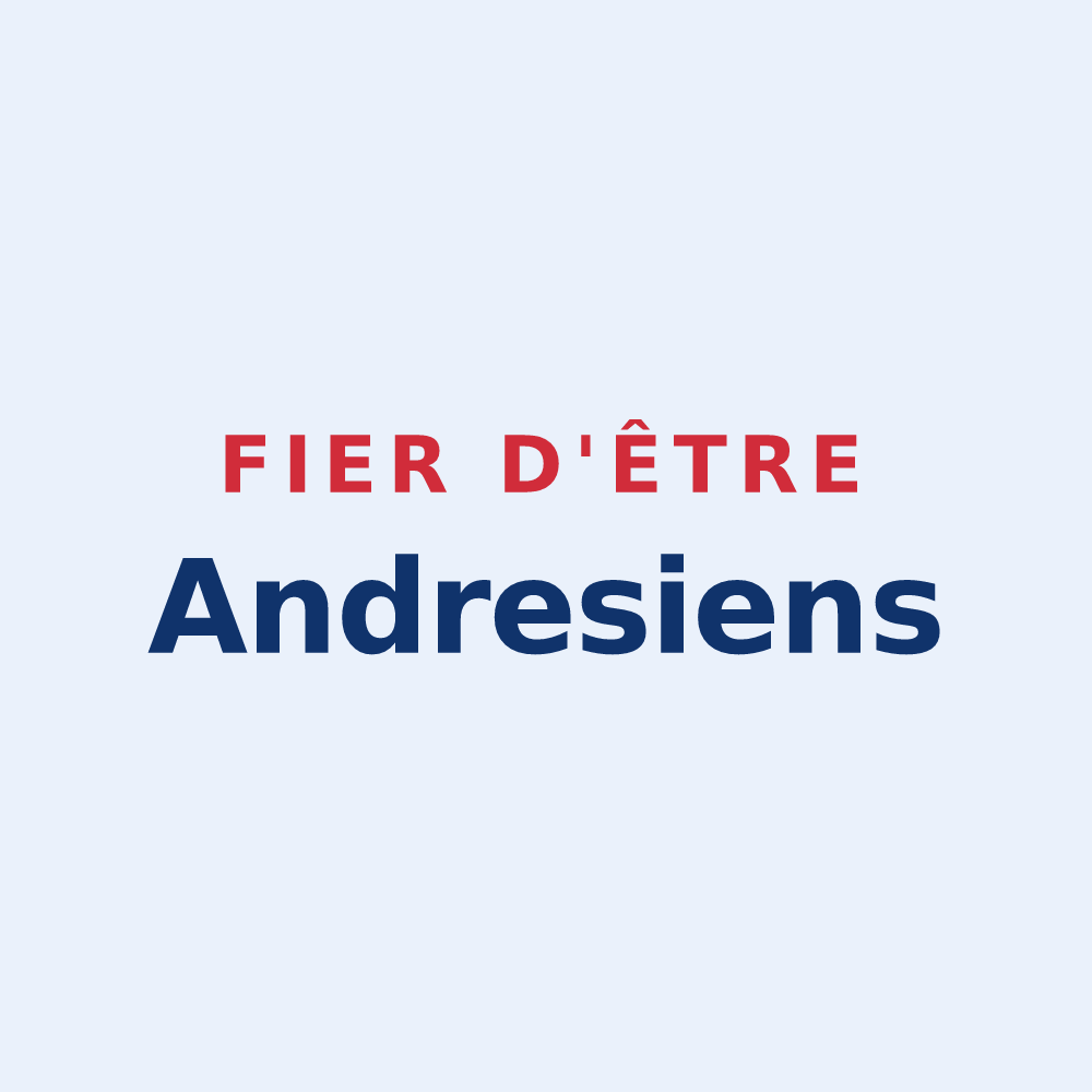 Sticker « Fier d'être Andresiens » — design pour Andres
