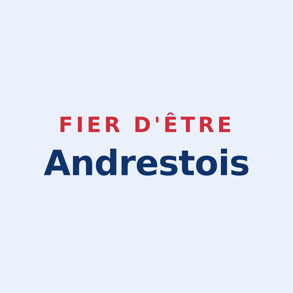 Sticker « Fier d'être Andrestois » — design pour Andrest