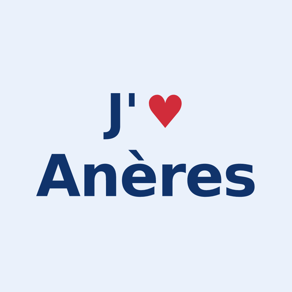 Sticker personnalisé Anères — design J'aime Anères
