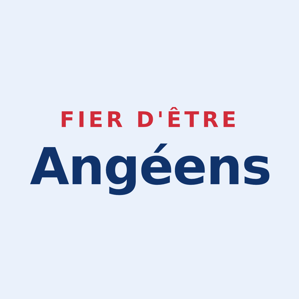Sticker « Fier d'être Angéens » — design pour Angé