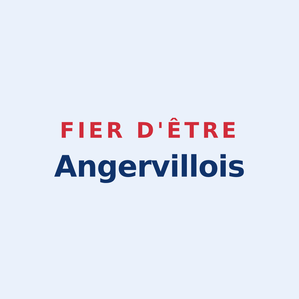 Sticker « Fier d'être Angervillois » — design pour Angerville