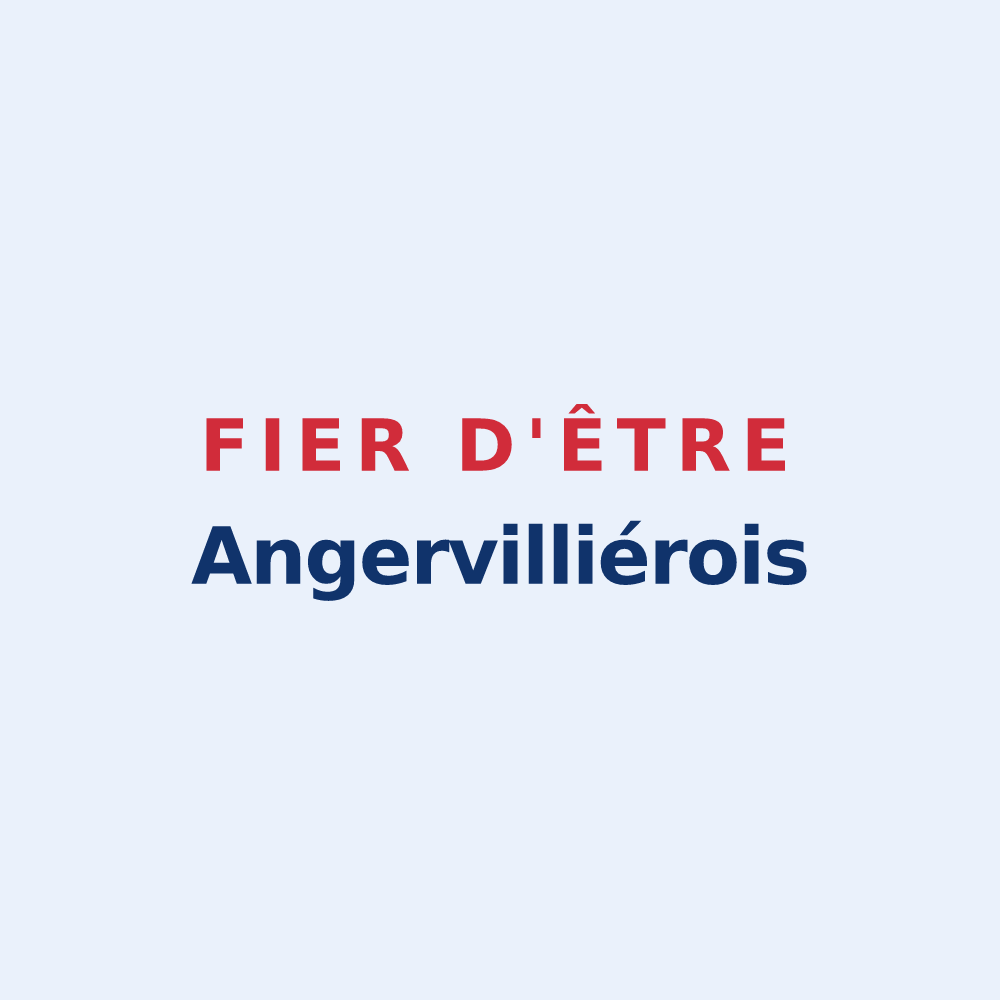 Sticker « Fier d'être Angervilliérois » — design pour Angervilliers