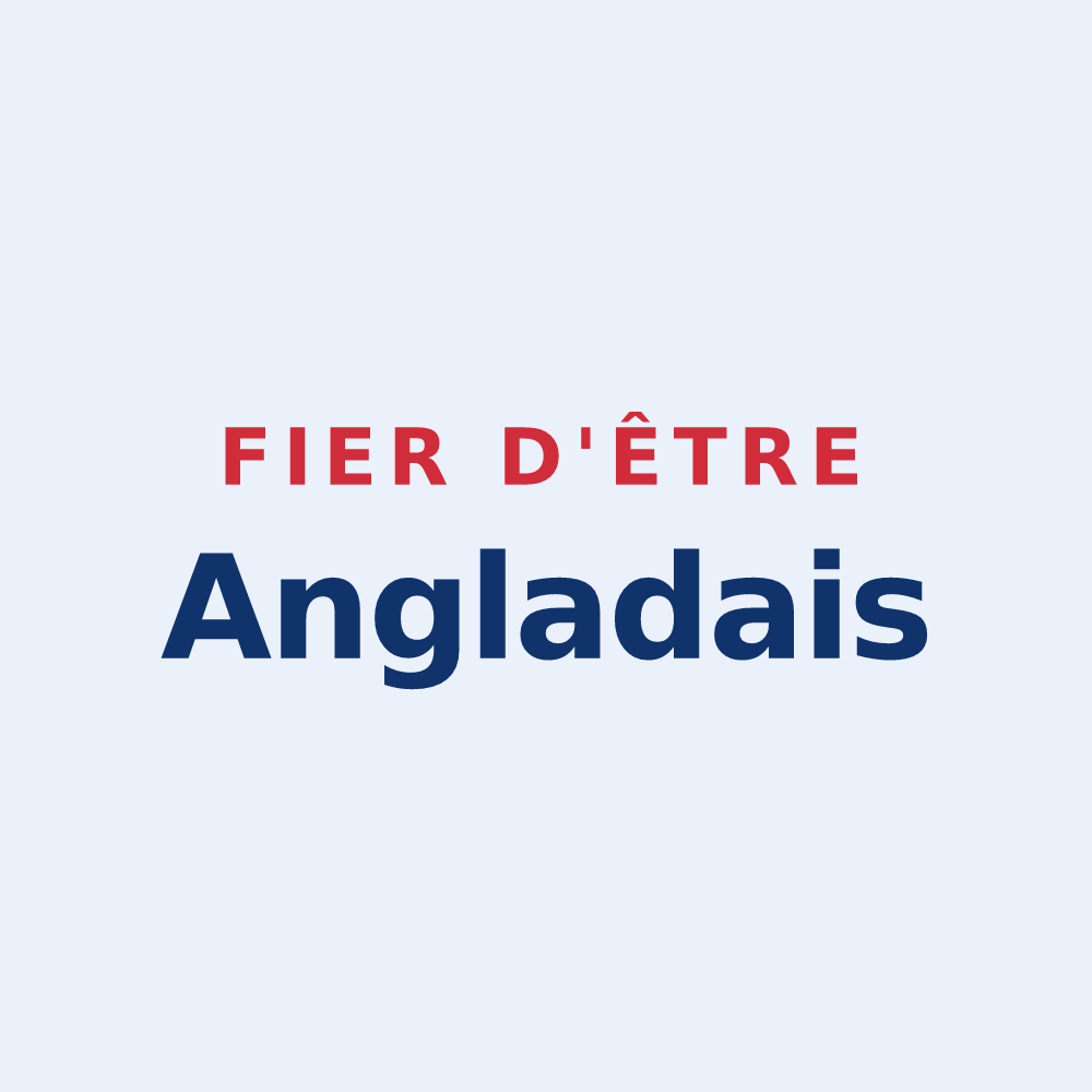 Sticker « Fier d'être Angladais » — design pour Anglade