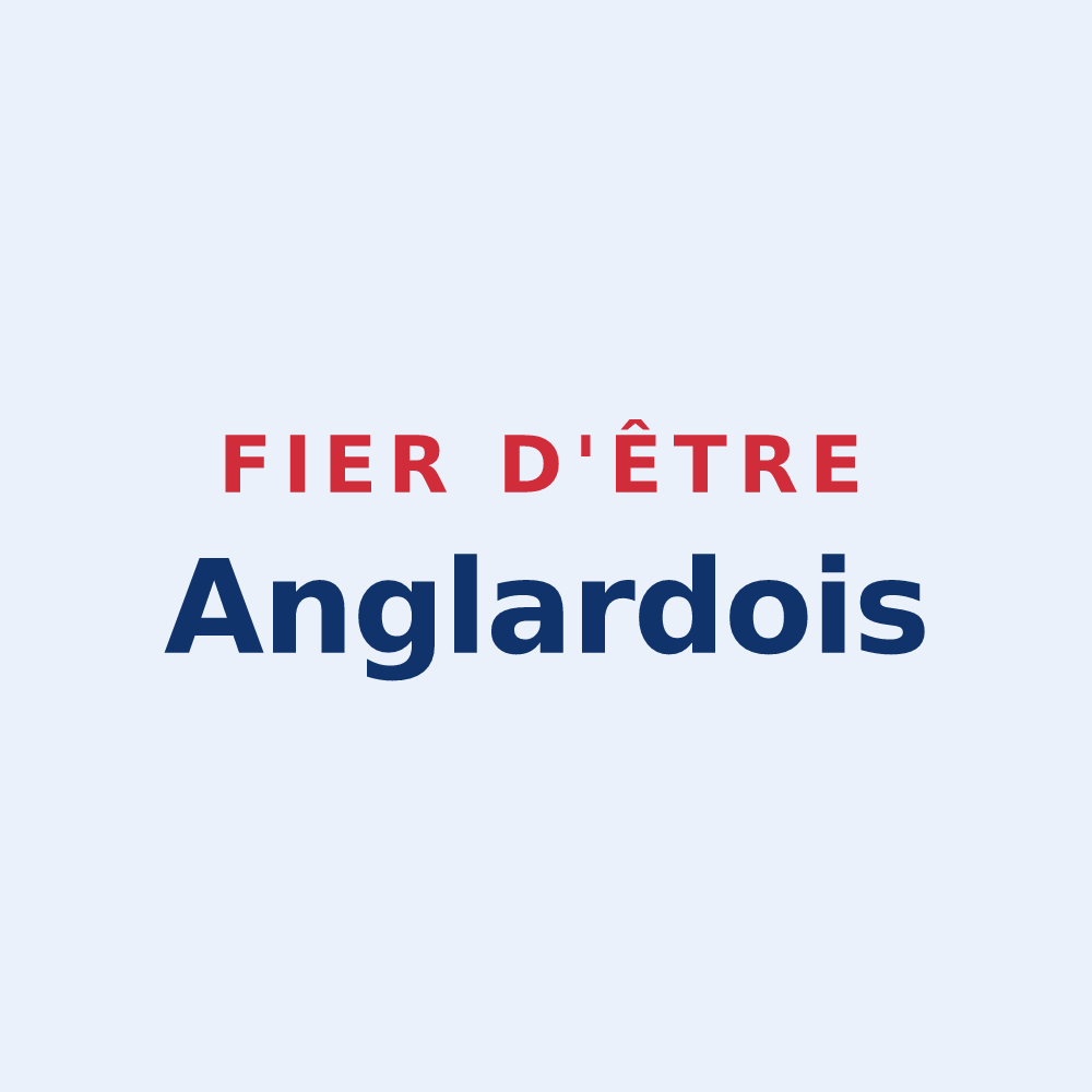 Sticker « Fier d'être Anglardois » — design pour Anglards-de-Saint-Flour