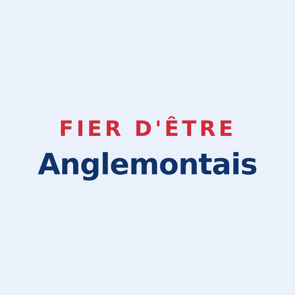 Sticker « Fier d'être Anglemontais » — design pour Anglemont