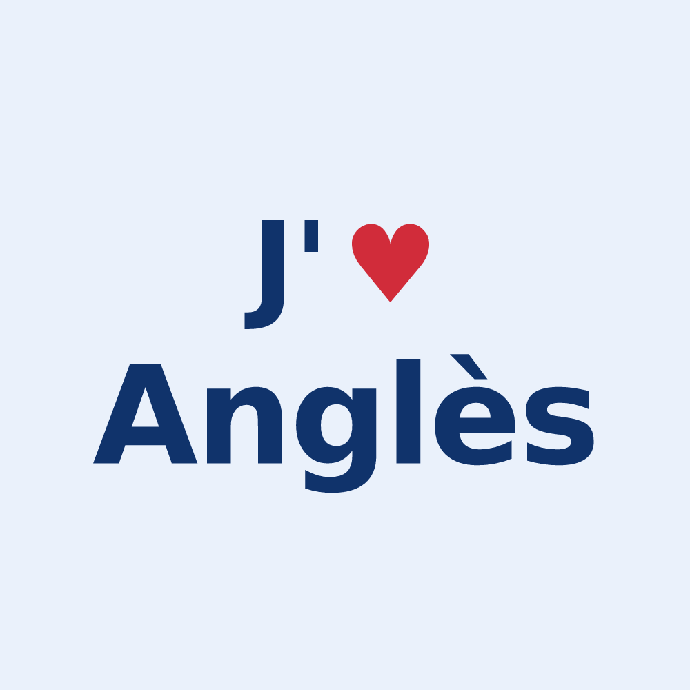 Sticker personnalisé Anglès — design J'aime Anglès