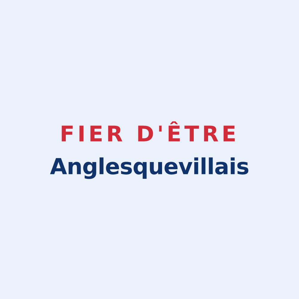 Sticker « Fier d'être Anglesquevillais » — design pour Anglesqueville-la-Bras-Long
