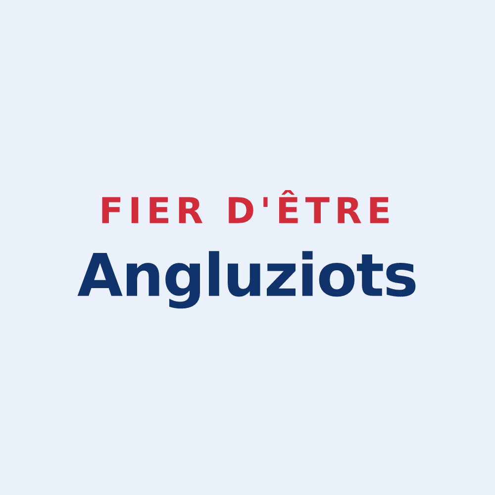 Sticker « Fier d'être Angluziots » — design pour Angluzelles-et-Courcelles