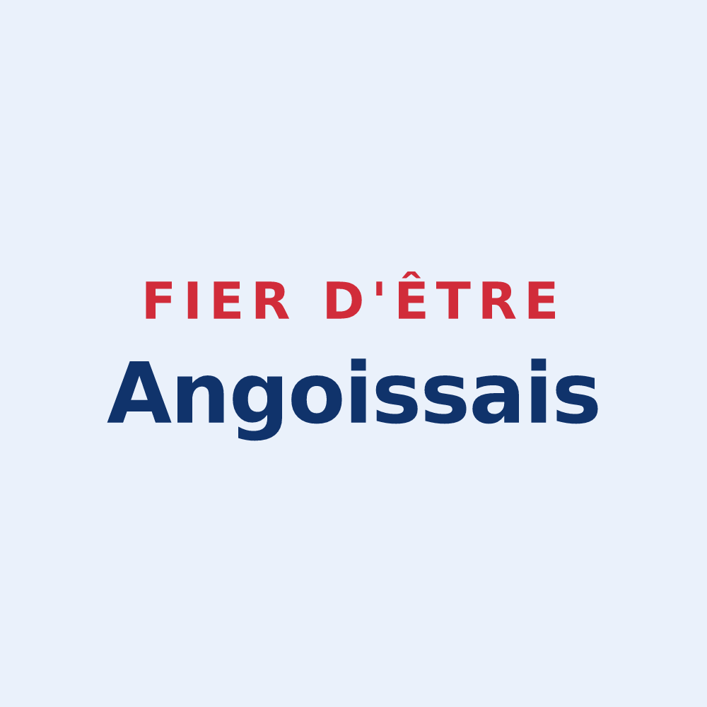 Sticker « Fier d'être Angoissais » — design pour Angoisse
