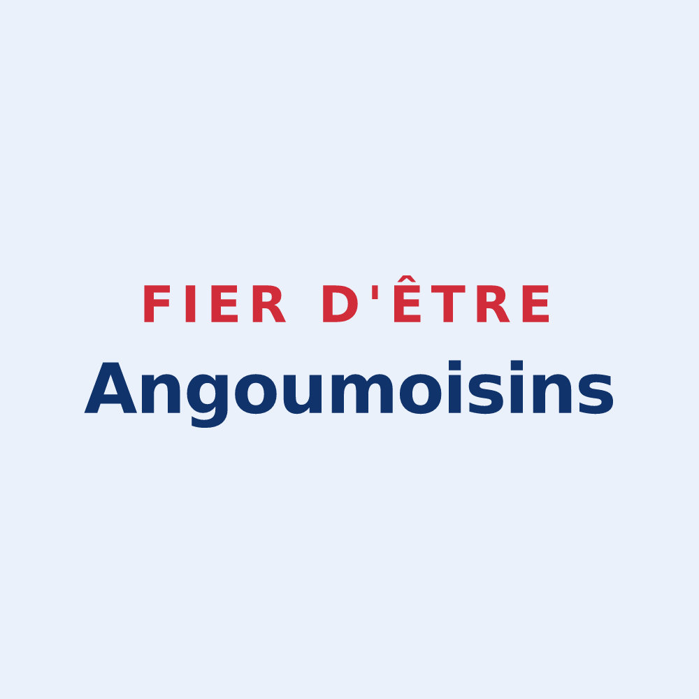 Sticker « Fier d'être Angoumoisins » — design pour Angoulême