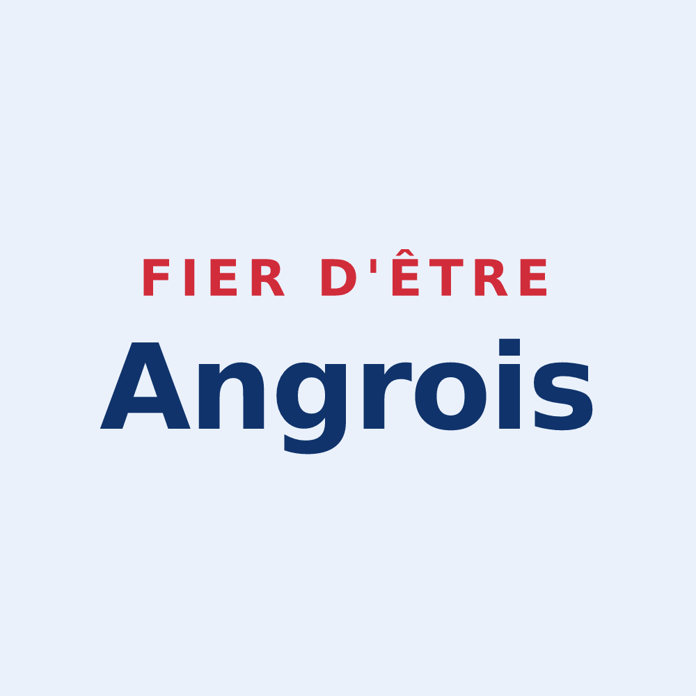 Sticker « Fier d'être Angrois » — design pour Angres