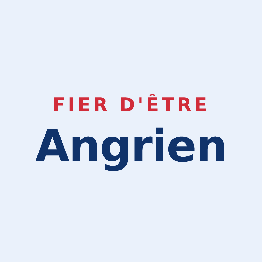 Sticker « Fier d'être Angrien » — design pour Angrie