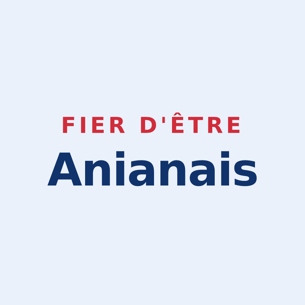 Sticker « Fier d'être Anianais » — design pour Aniane