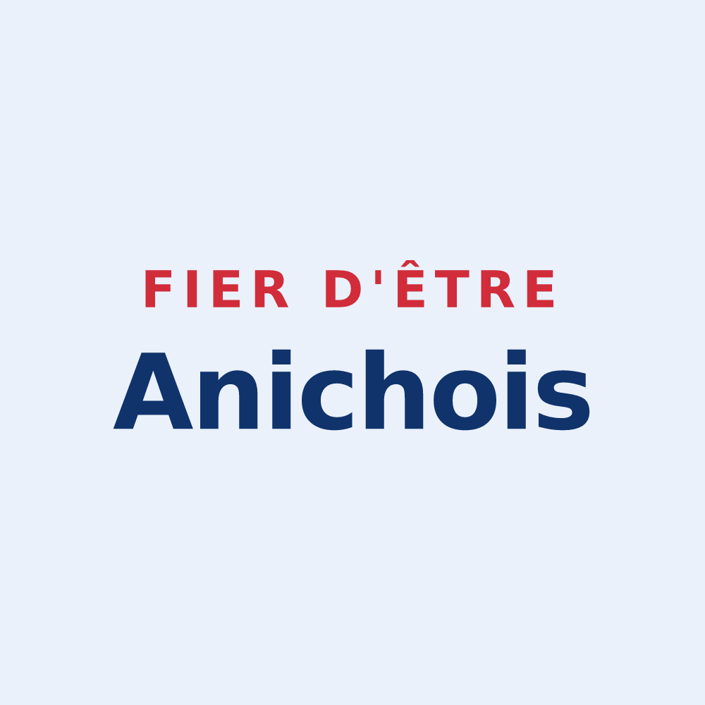 Sticker « Fier d'être Anichois » — design pour Aniche