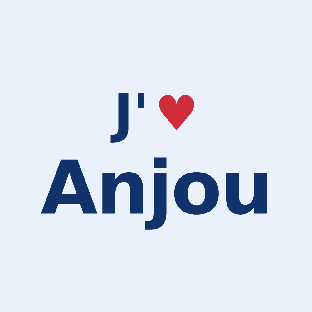 Sticker personnalisé Anjou — design J'aime Anjou