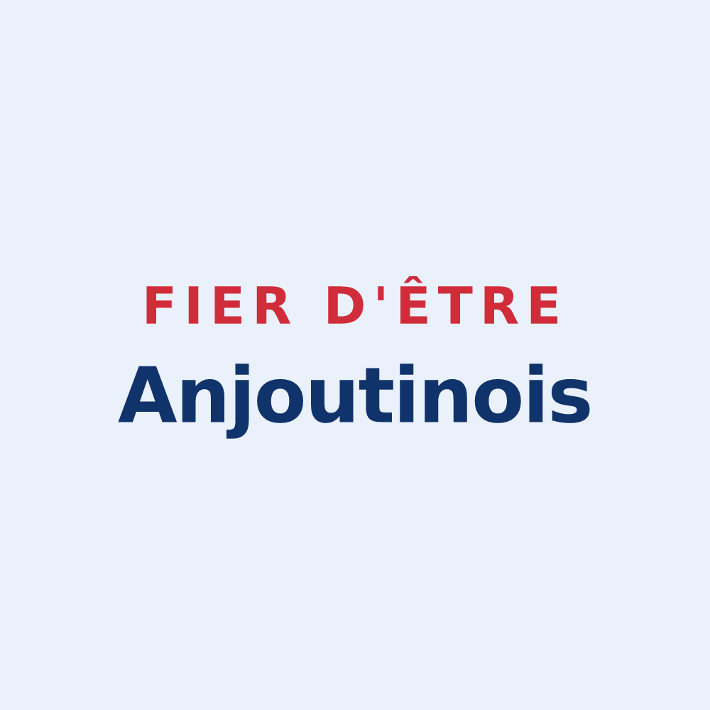 Sticker « Fier d'être Anjoutinois » — design pour Anjoutey