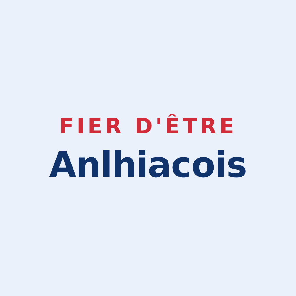 Sticker « Fier d'être Anlhiacois » — design pour Anlhiac