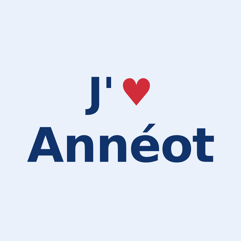 Sticker personnalisé Annéot — design J'aime Annéot