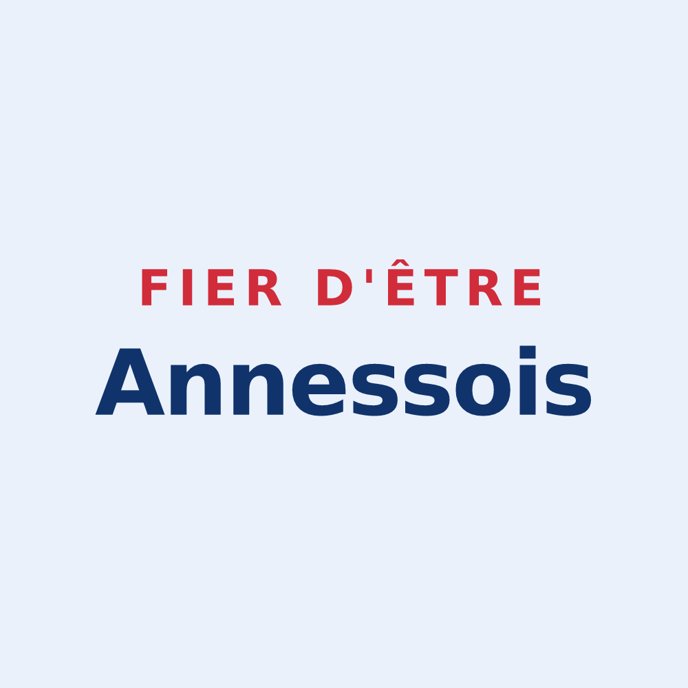 Sticker « Fier d'être Annessois » — design pour Annesse-et-Beaulieu