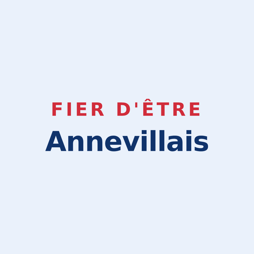 Sticker « Fier d'être Annevillais » — design pour Anneville-Ambourville