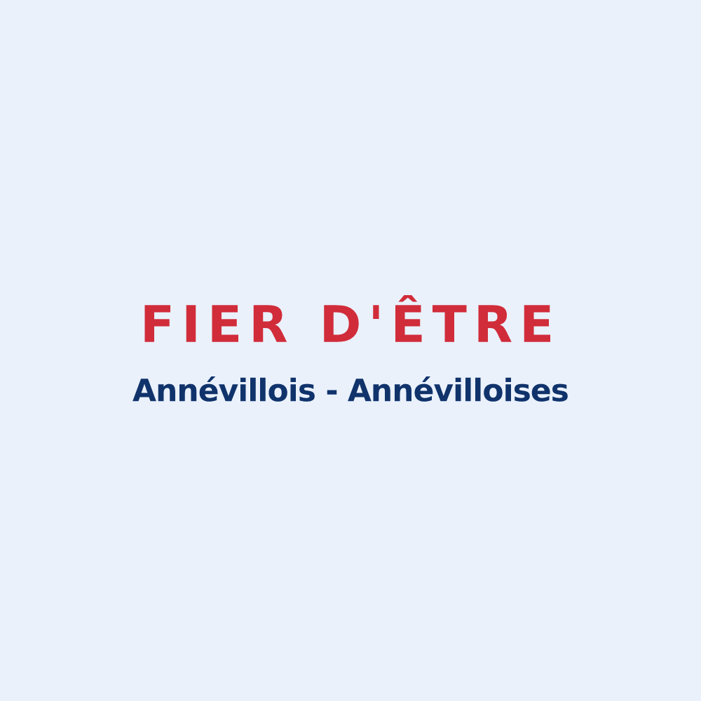 Sticker « Fier d'être Annévillois - Annévilloises » — design pour Annéville-la-Prairie