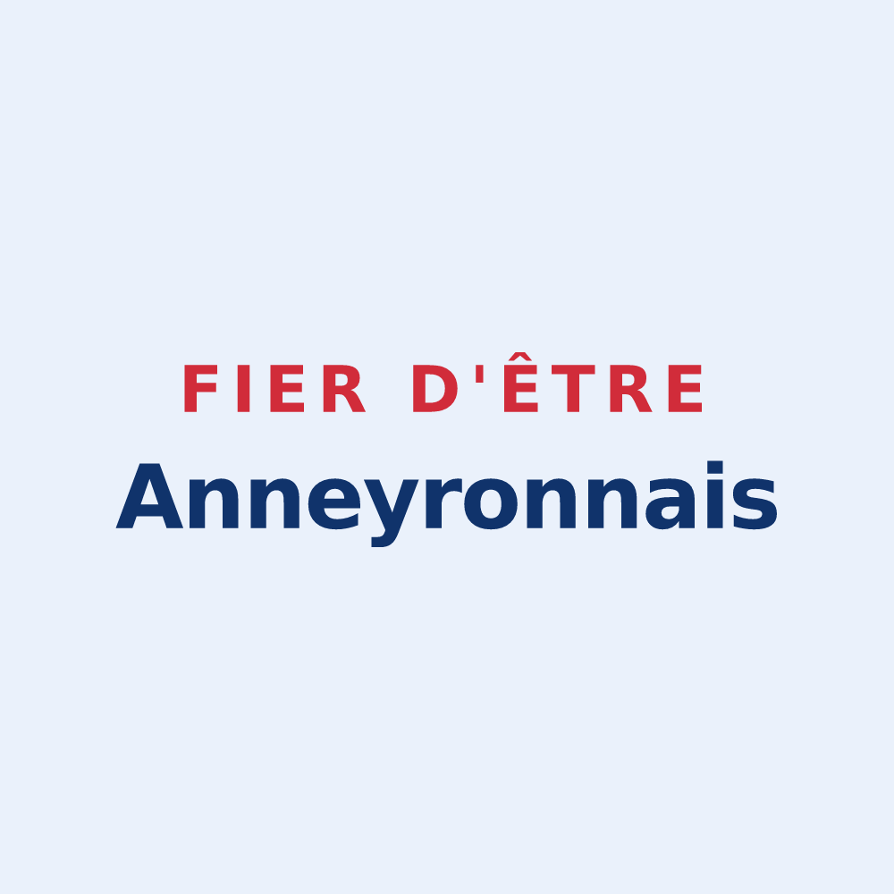 Sticker « Fier d'être Anneyronnais » — design pour Anneyron