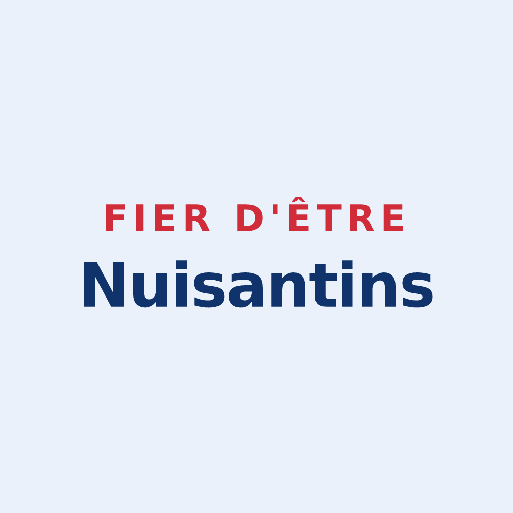 Sticker « Fier d'être Nuisantins » — design pour Annoisin-Chatelans