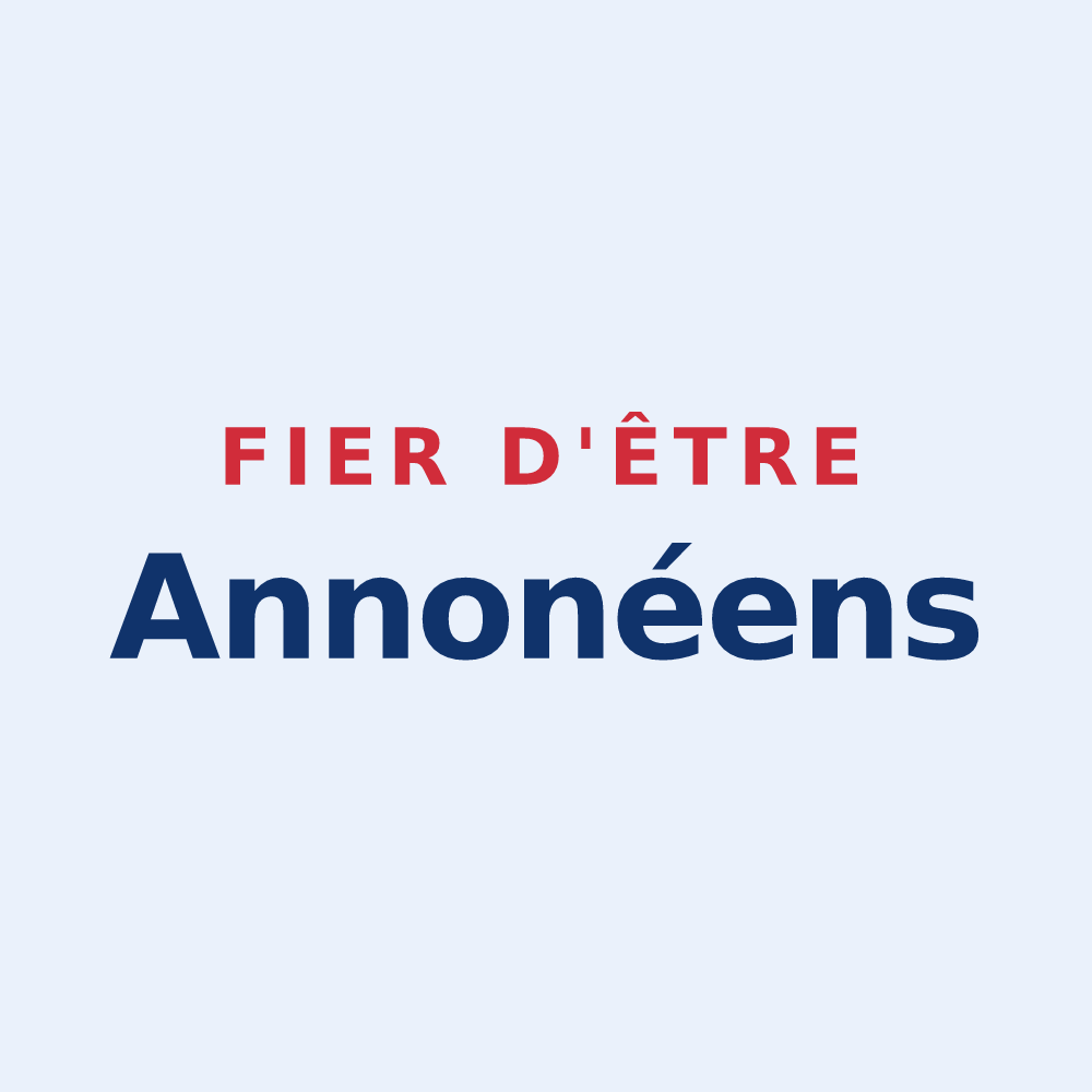 Sticker « Fier d'être Annonéens » — design pour Annonay