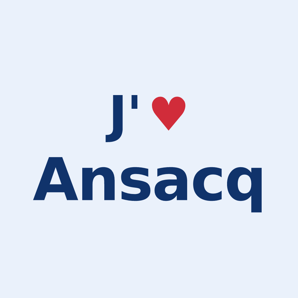 Sticker personnalisé Ansacq — design J'aime Ansacq