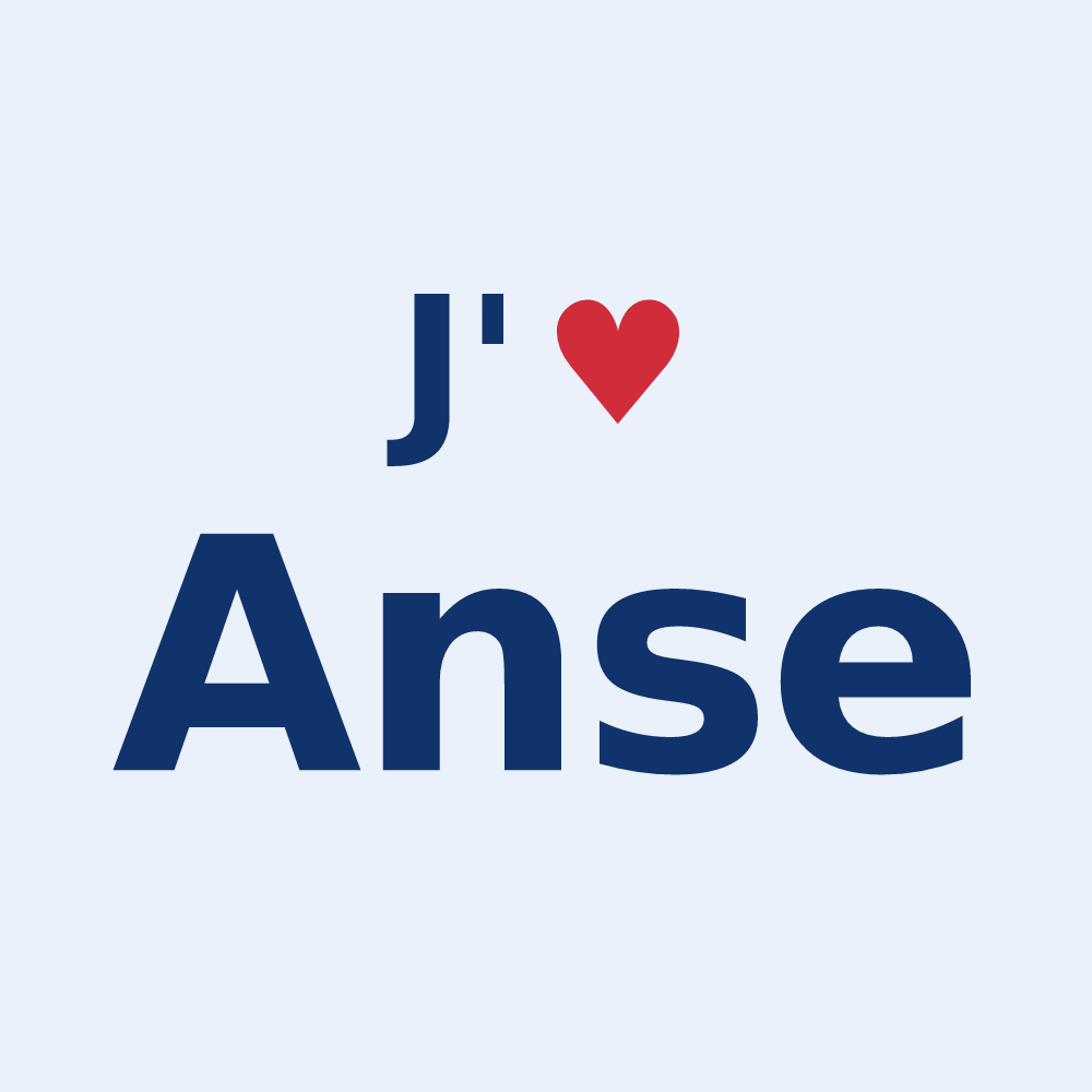 Sticker personnalisé Anse — design J'aime Anse