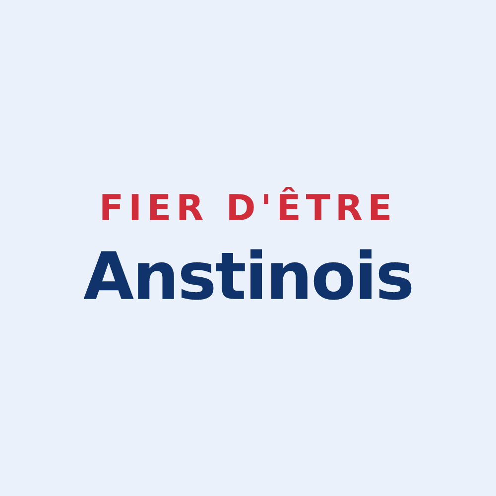 Sticker « Fier d'être Anstinois » — design pour Anstaing
