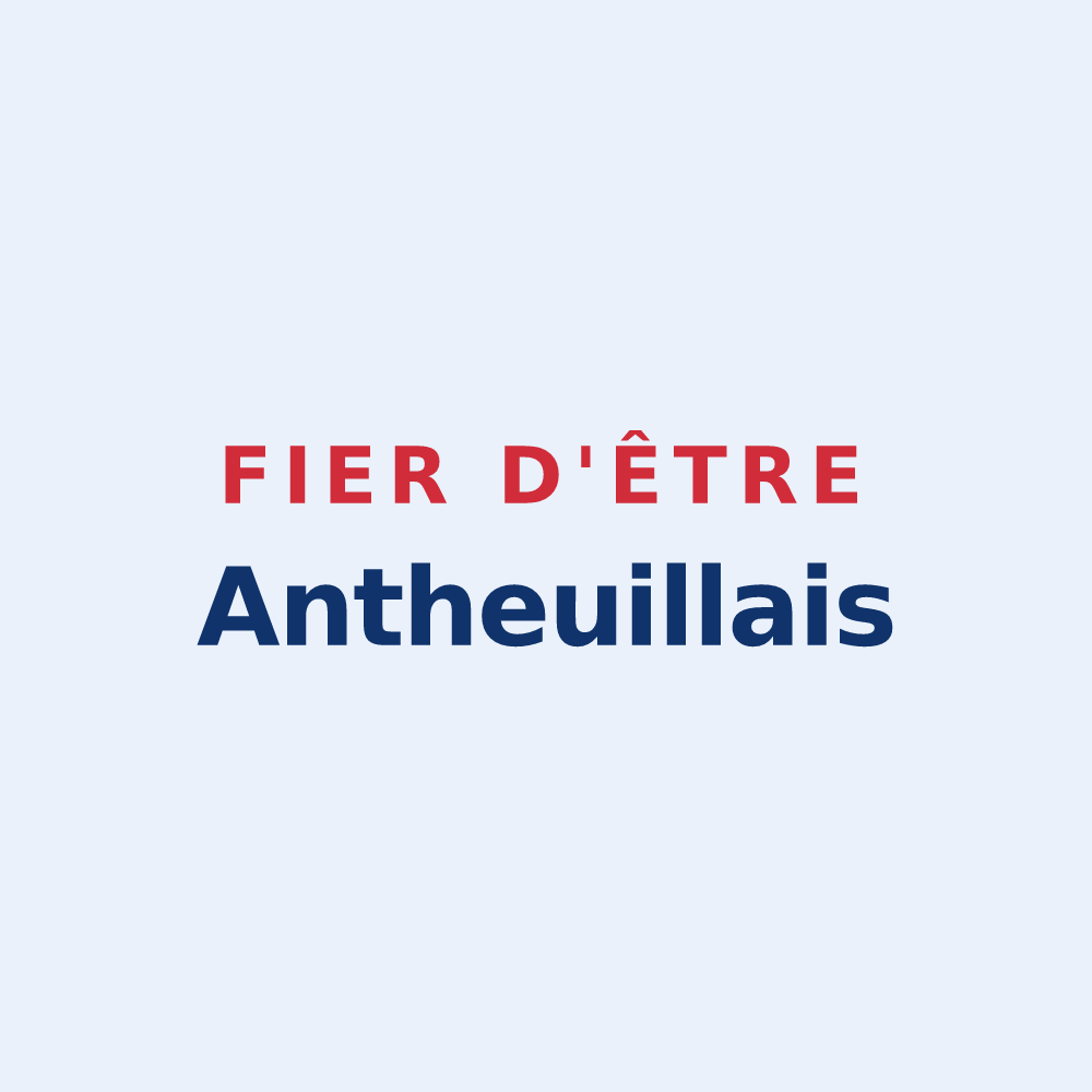 Sticker « Fier d'être Antheuillais » — design pour Antheuil-Portes