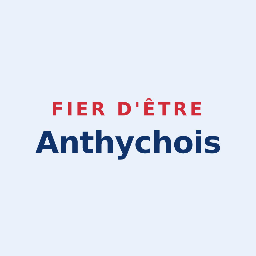Sticker « Fier d'être Anthychois » — design pour Anthy-sur-Léman