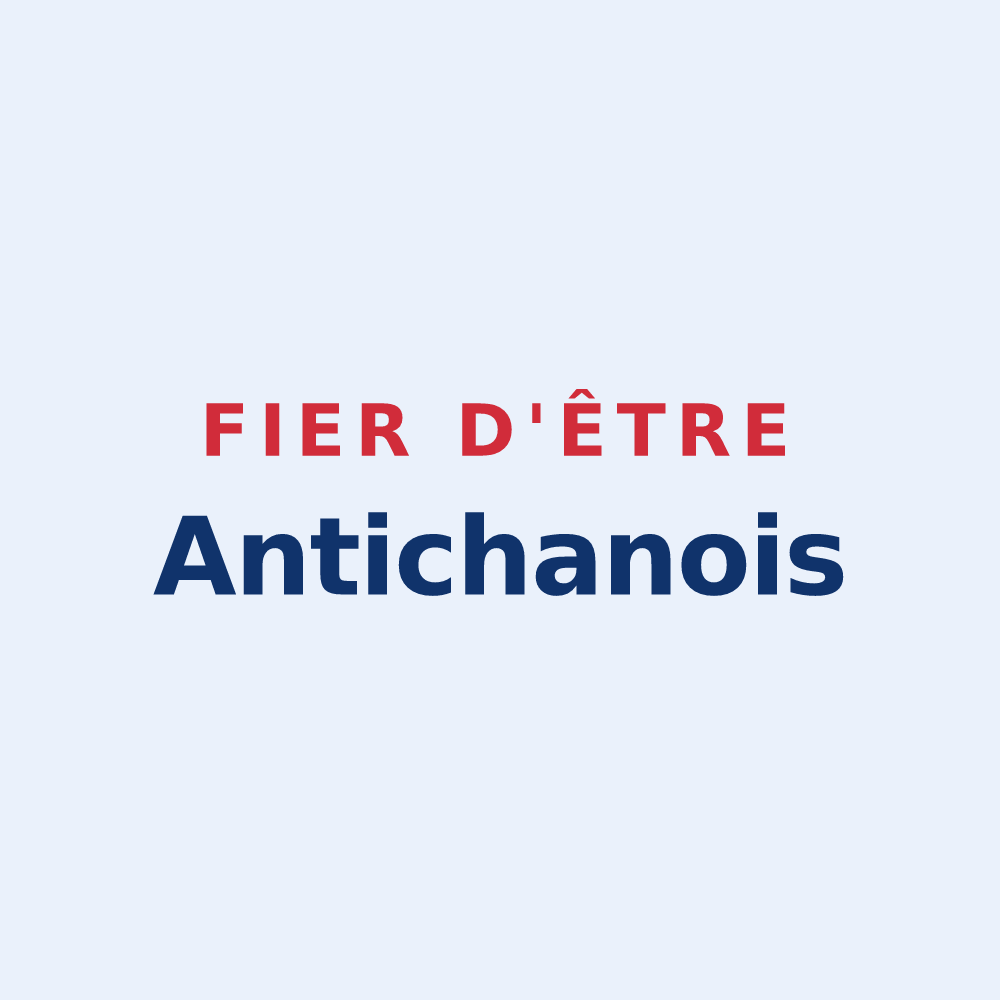 Sticker « Fier d'être Antichanois » — design pour Antichan