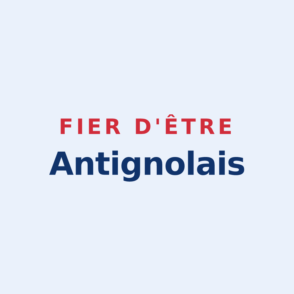 Sticker « Fier d'être Antignolais » — design pour Antigny