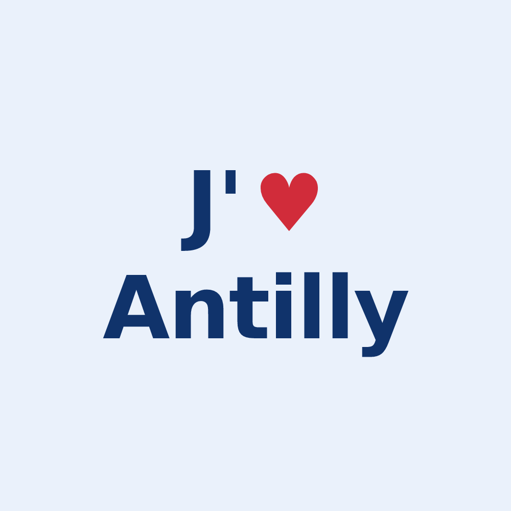 Sticker personnalisé Antilly — design J'aime Antilly
