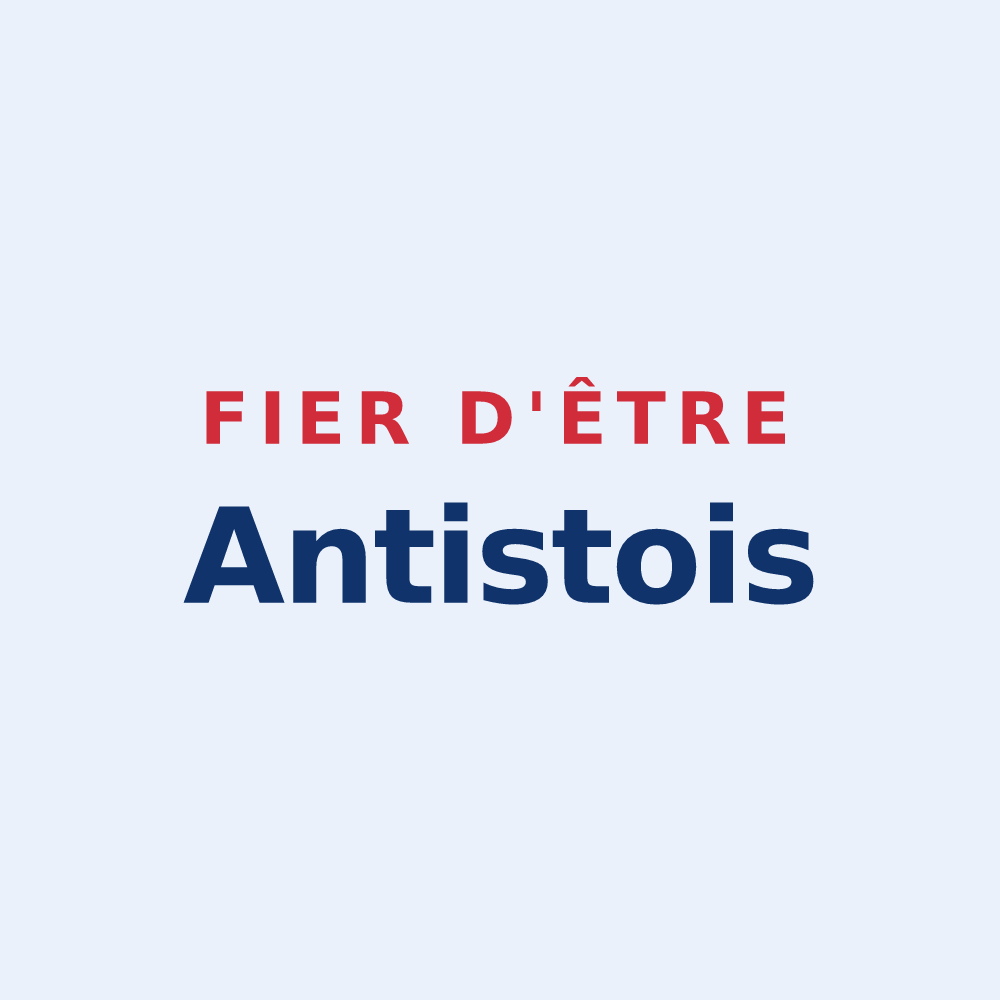 Sticker « Fier d'être Antistois » — design pour Antist