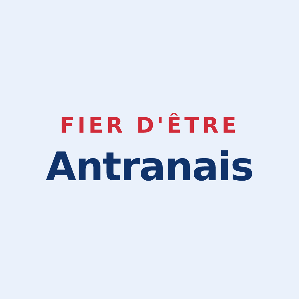 Sticker « Fier d'être Antranais » — design pour Antran