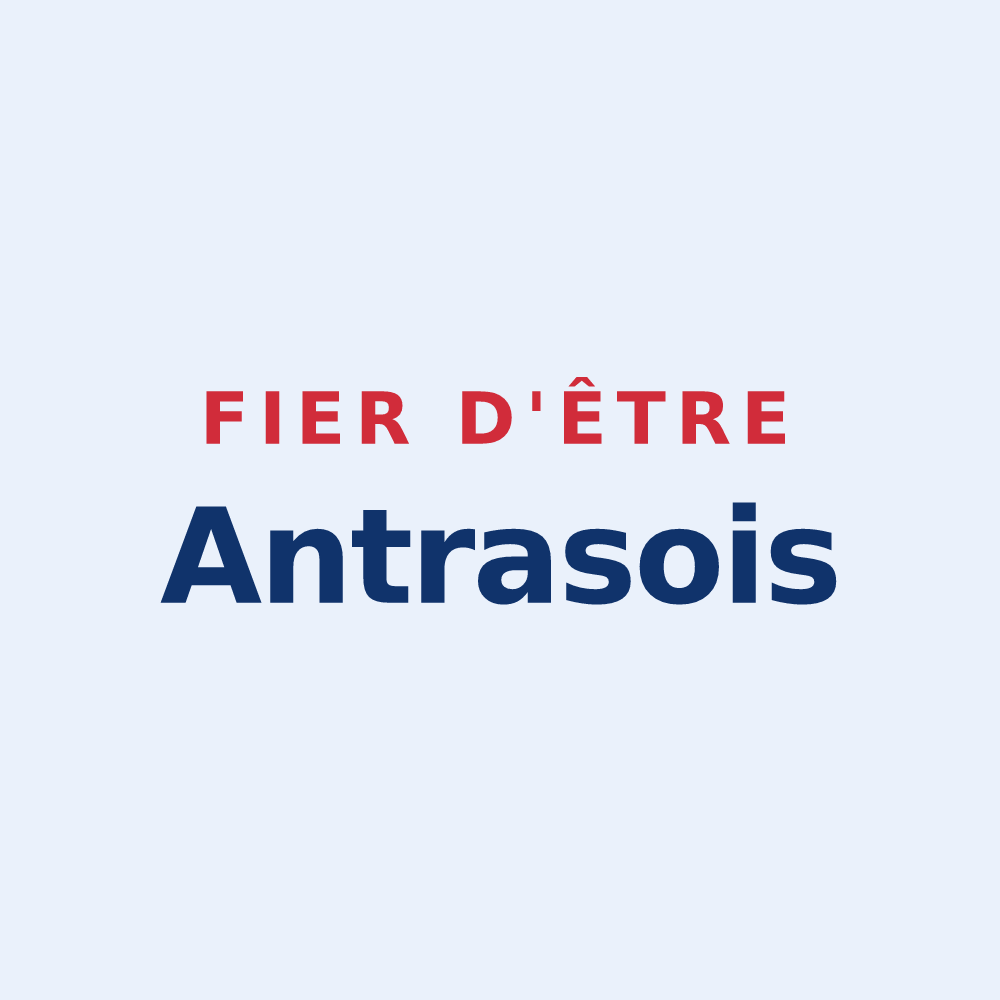 Sticker « Fier d'être Antrasois » — design pour Antras